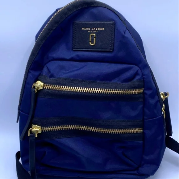 Marc Jacobs | Bags | Marc Jacobs Navy Backpack With Gold  display picture 2